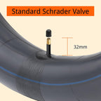 2-PCS 26" Self Sealing E-Bike Tubes 26 x 4.0 26x4.50 AV32mm Schrader Valve Super Automatic Repair, Self-Sealing, Puncture Resistant Compatible with 26x4.0/4.5 Fat Bike Bicycle Tire Tubes