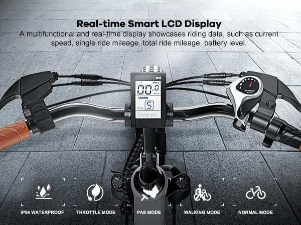 1000 Peak Electric Bike for Adults,up 80 Miles Removable Battery Ebike, 26" Electric E Bike with 7-Speed,Adult Electric Bicycles for Commute Beach Snow Womens/Man All Terrain