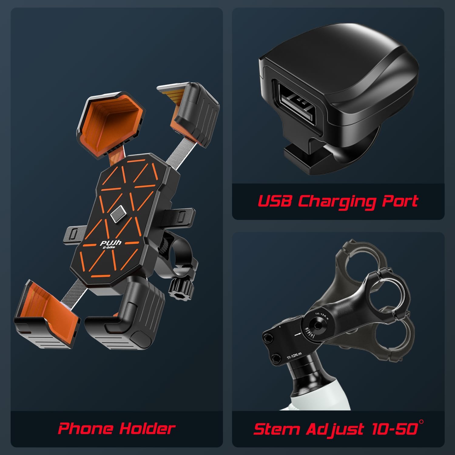 1500W Electric Bike for Men Women 48V 17.5Ah Battery, 29'' Fast Ebike, up to 80 Miles, Front Suspension Class 3, Snow Off Road Commuter Mountain E-Bike for Adults (White) (White and Blue)