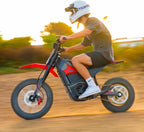 IN10 Electric Dirt Bike, 2600W 40MPH Electric-Motorcycle with 48V/23AH Battery Ebike, Full Hydraulic Brakes and Suspensions Mountain Off-Road E Dirt Bike, for Teens & Adults