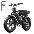 Electric Bike for Adults, 1500W Peak Ebike, 48V 15AH Waterproof Removable Battery, 7 Speed, 30 MPH Max, 20" Electric Off-Road Bike, UL 2849 Certification