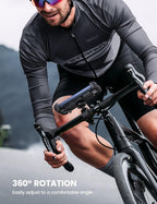 Lamicall Bike Phone Mount Holder - Motorcycle Phone Mount, Adjustable Cell Phone Holder Gifts, E-Bike Bicycle Scooter Handlebar Cradle Clip for iPhone Air 17 Pro Max, 16 15 Plus, 14, 4.7-6.8" Phone