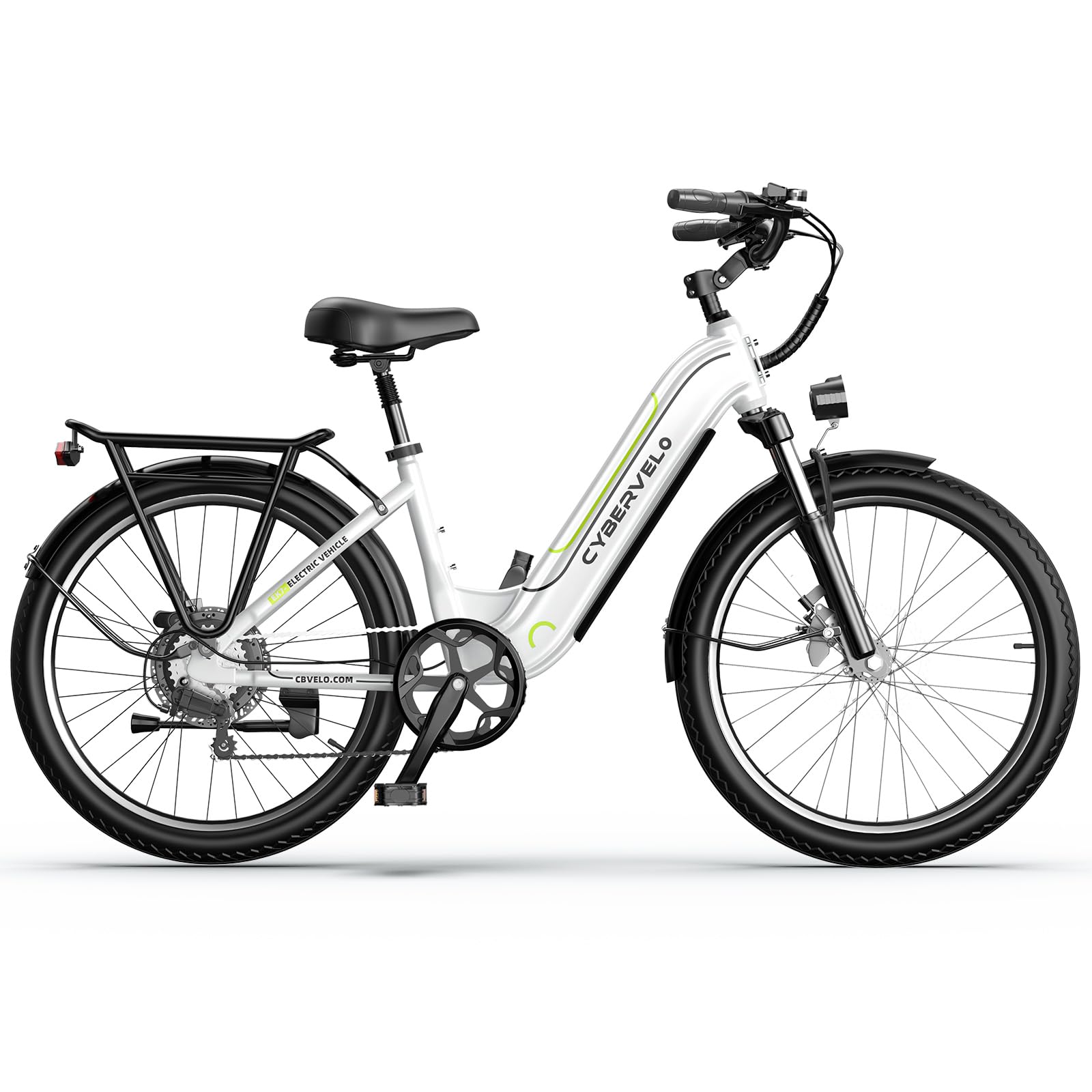 1000 Peak Electric Bike for Adults,up 80 Miles Removable Battery Ebike, 26" Electric E Bike with 7-Speed,Adult Electric Bicycles for Commute Beach Snow Womens/Man All Terrain