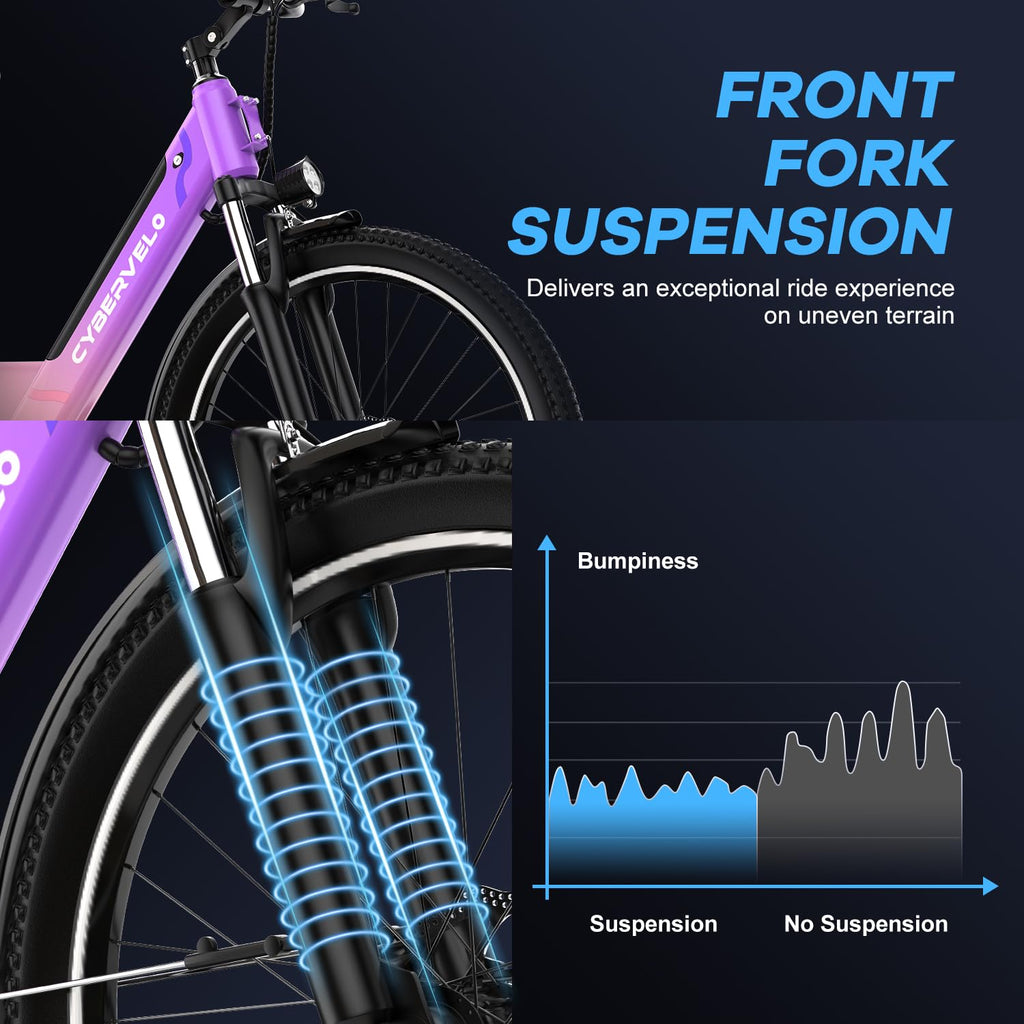 1000 Peak Electric Bike for Adults,up 80 Miles Removable Battery Ebike, 26" Electric E Bike with 7-Speed,Adult Electric Bicycles for Commute Beach Snow Womens/Man All Terrain