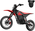 IN10 Electric Dirt Bike, 2600W 40MPH Electric-Motorcycle with 48V/23AH Battery Ebike, Full Hydraulic Brakes and Suspensions Mountain Off-Road E Dirt Bike, for Teens & Adults
