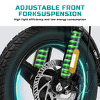 Electric Bike for Adults Teens, Commuter City Ebike with 560W-1200W Motor and 48V Removable Battery, 24MPH-28MPH,14"-20" Electric Bicycle with UL 2849 Certified