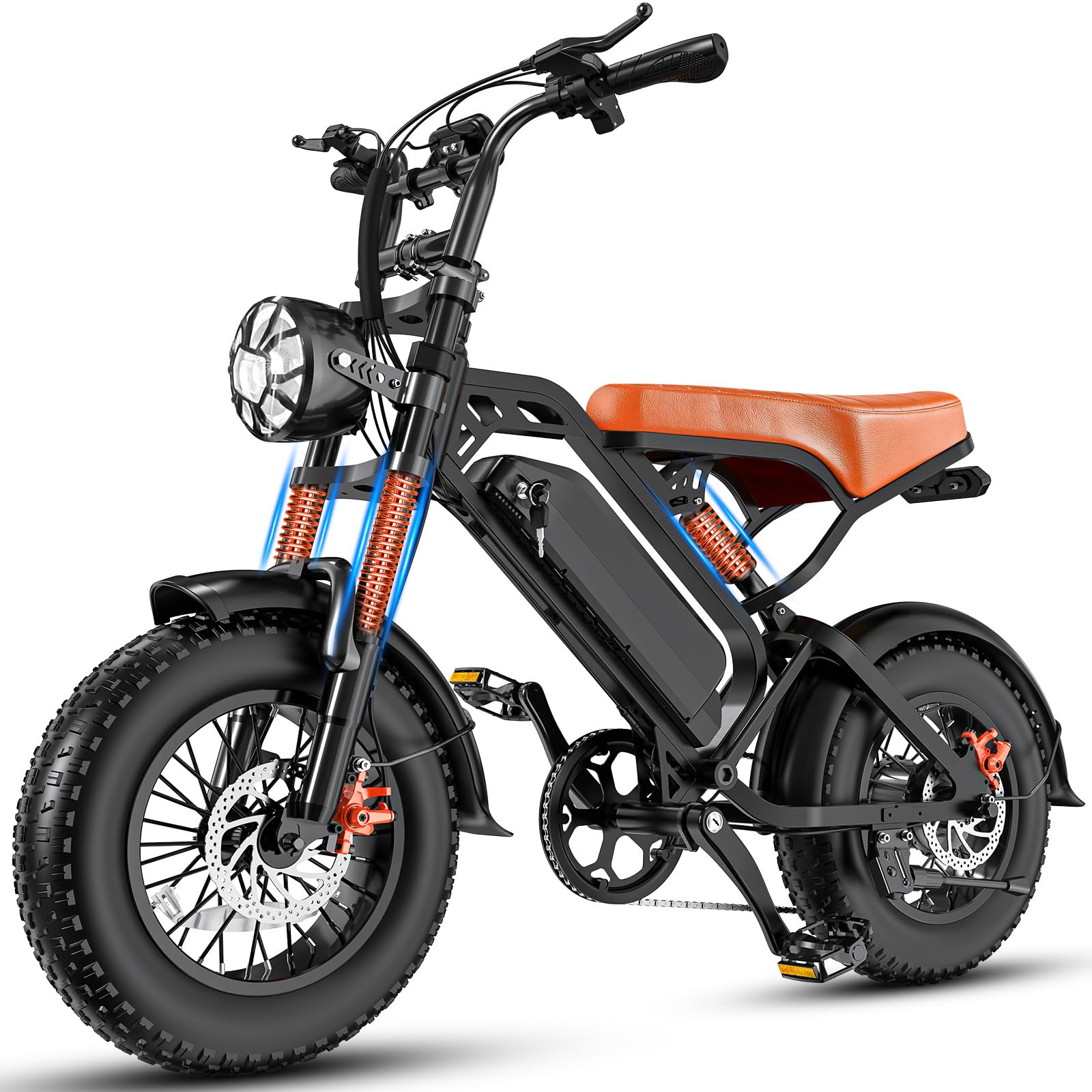 Electric Bike for Adults Teens, Commuter City Ebike with 560W-1200W Motor and 48V Removable Battery, 24MPH-28MPH,14"-20" Electric Bicycle with UL 2849 Certified