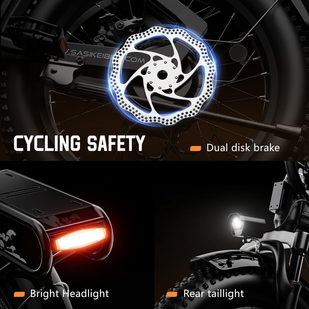 1500W Electric Bike for Adults,48V 20Ah Removable Battery Fast Ebike,Max 70Miles & 30MPH,20" x4.0 Fat Tire Electric Mountain Bike,7-Speed, Step-Thru Commuting Bicycle