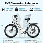 1000 Peak Electric Bike for Adults,up 80 Miles Removable Battery Ebike, 26" Electric E Bike with 7-Speed,Adult Electric Bicycles for Commute Beach Snow Womens/Man All Terrain
