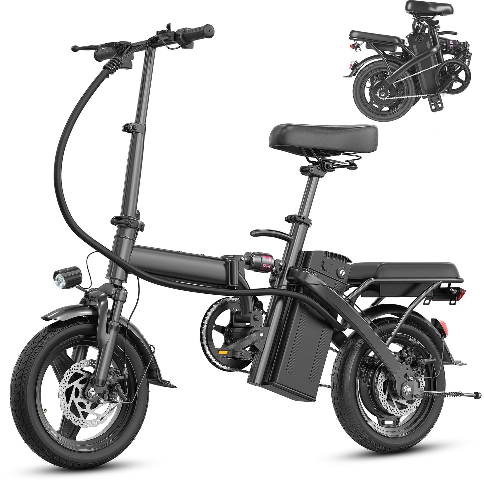 Electric Bike for Adults Teens, Commuter City Ebike with 560W-1200W Motor and 48V Removable Battery, 24MPH-28MPH,14"-20" Electric Bicycle with UL 2849 Certified