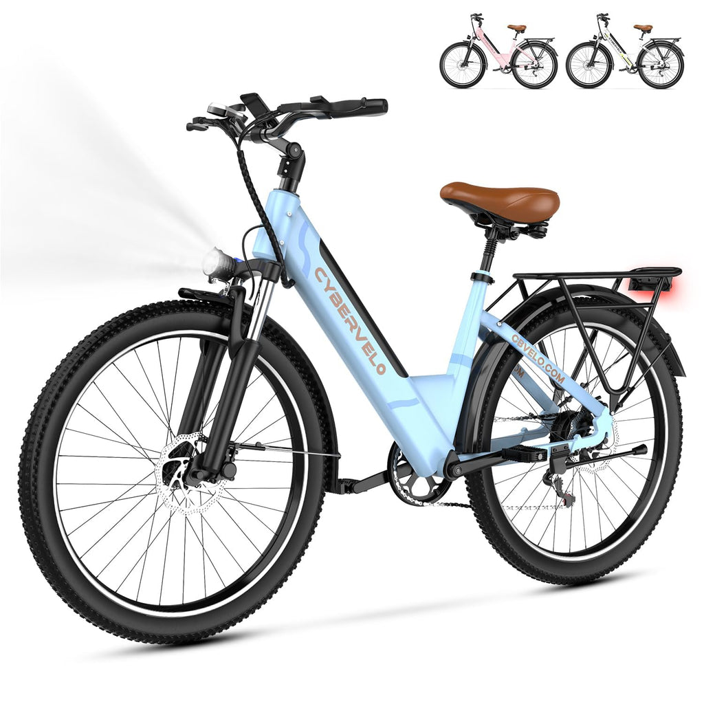 1000 Peak Electric Bike for Adults,up 80 Miles Removable Battery Ebike, 26" Electric E Bike with 7-Speed,Adult Electric Bicycles for Commute Beach Snow Womens/Man All Terrain