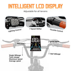 1500W Electric Bike for Adults,48V 20Ah Removable Battery Fast Ebike,Max 70Miles & 30MPH,20" x4.0 Fat Tire Electric Mountain Bike,7-Speed, Step-Thru Commuting Bicycle