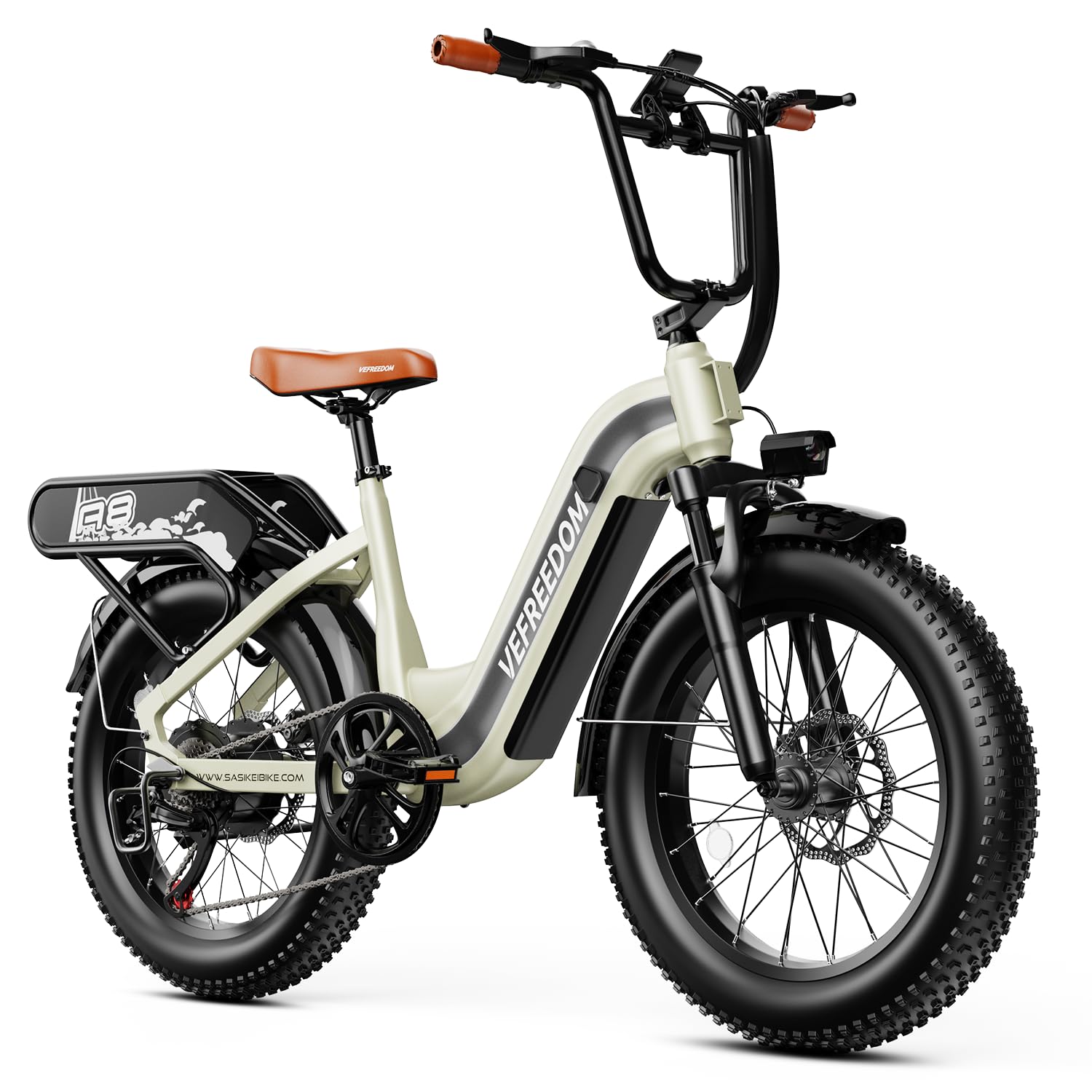 1500W Electric Bike for Adults,48V 20Ah Removable Battery Fast Ebike,Max 70Miles & 30MPH,20" x4.0 Fat Tire Electric Mountain Bike,7-Speed, Step-Thru Commuting Bicycle