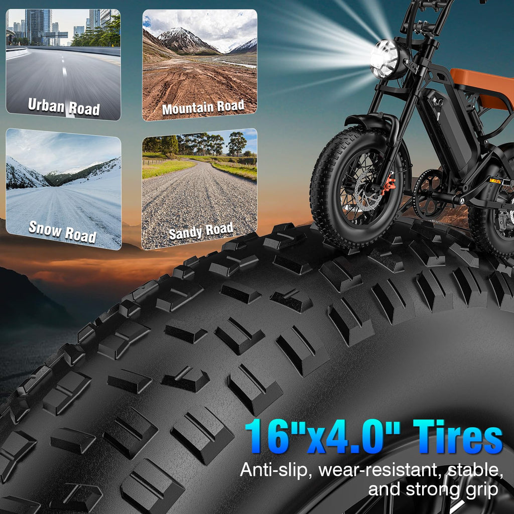 Electric Bike for Adults Teens, Commuter City Ebike with 560W-1200W Motor and 48V Removable Battery, 24MPH-28MPH,14"-20" Electric Bicycle with UL 2849 Certified