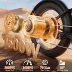 1000W Electric Bike for Adults, 30MPH Max Speed & 50+ Mile Range, 20" x 4.0 Fat Tire Electric Bicycle, Removable 48V 15.6AH Battery, 7-Speed Gear System, LED Display, for Commuting & Off-Road