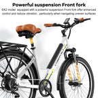 1000 Peak Electric Bike for Adults,up 80 Miles Removable Battery Ebike, 26" Electric E Bike with 7-Speed,Adult Electric Bicycles for Commute Beach Snow Womens/Man All Terrain