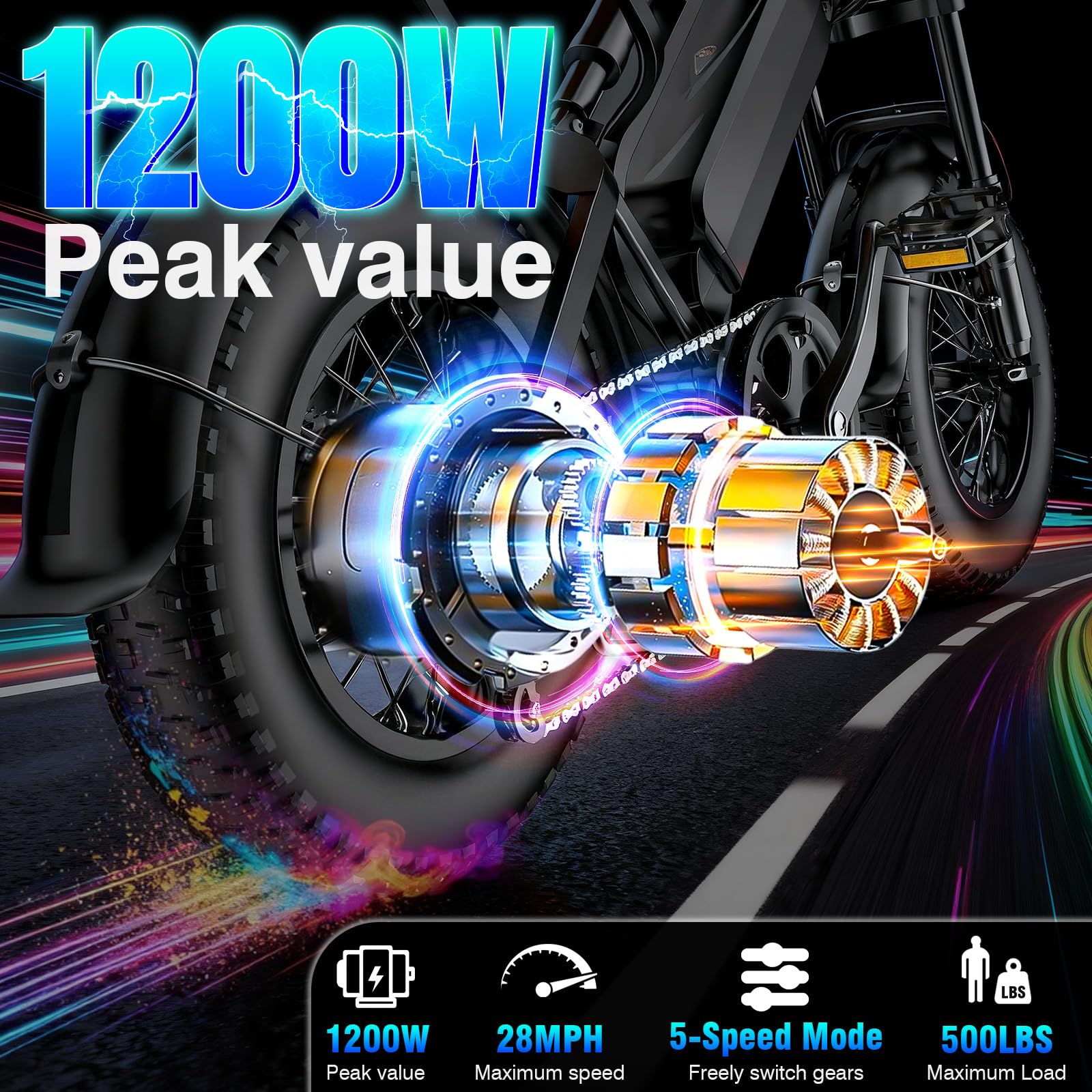 Electric Bike for Adults Teens, Commuter City Ebike with 560W-1200W Motor and 48V Removable Battery, 24MPH-28MPH,14"-20" Electric Bicycle with UL 2849 Certified