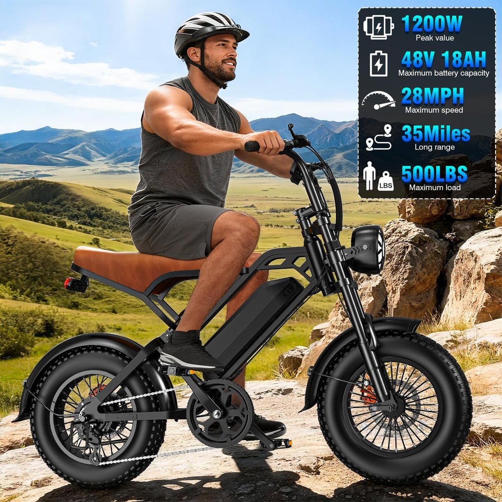 Electric Bike for Adults Teens, Commuter City Ebike with 560W-1200W Motor and 48V Removable Battery, 24MPH-28MPH,14"-20" Electric Bicycle with UL 2849 Certified
