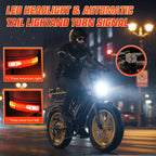 Electric Bike for Adults, 1500W Peak Ebike, 48V 15AH Waterproof Removable Battery, 7 Speed, 30 MPH Max, 20" Electric Off-Road Bike, UL 2849 Certification