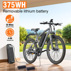 Electric Bike for Adults Teens, Commuter City Ebike with 560W-1200W Motor and 48V Removable Battery, 24MPH-28MPH,14"-20" Electric Bicycle with UL 2849 Certified