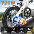 Electric Bike for Adults Teens, Commuter City Ebike with 560W-1200W Motor and 48V Removable Battery, 24MPH-28MPH,14"-20" Electric Bicycle with UL 2849 Certified